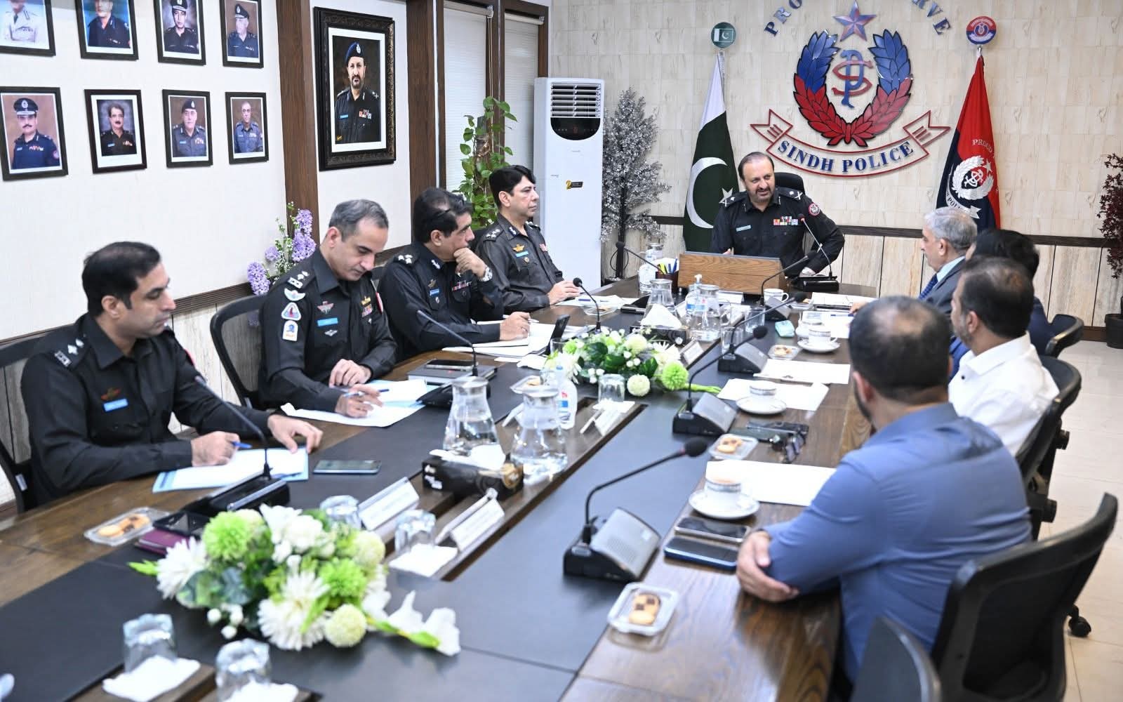 APSAA delegation meeting with the Inspector General of Police Sindh.