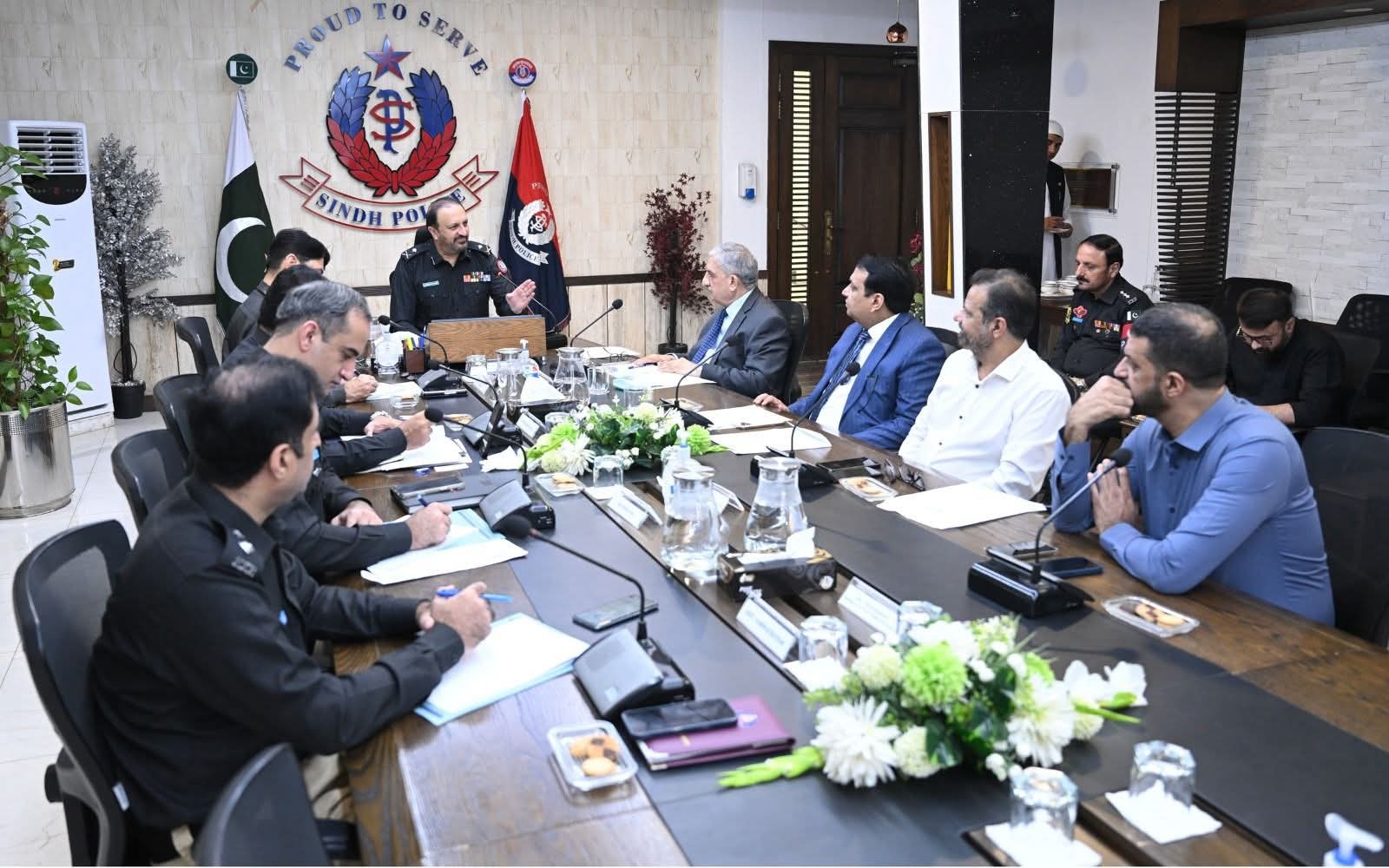 APSAA delegation meeting with the Inspector General of Police Sindh.
