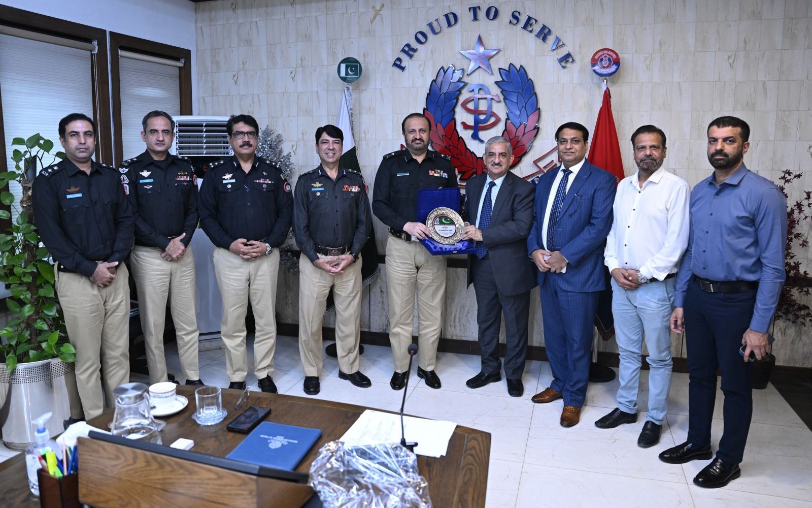APSAA delegation meeting with the Inspector General of Police Sindh.